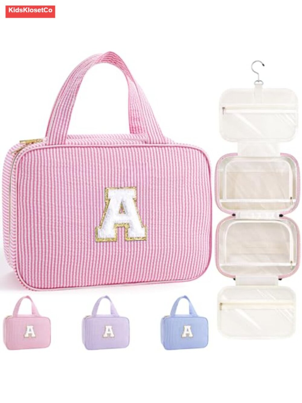 Travel Hanging Toiletry Bag & Makeup Bag with 360° Swivel Hook